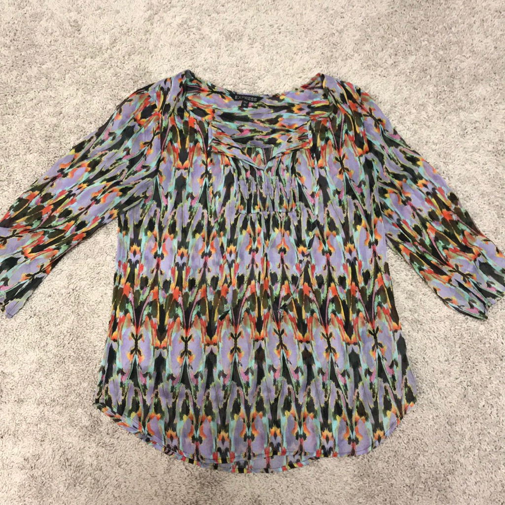 Express Blouse Multi Colored